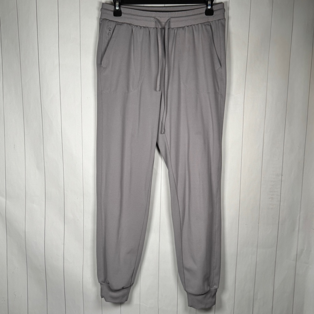 Rachel Zoe Gray Drawstring Joggers Athletic Pants Sporty Running Golf Lounging M